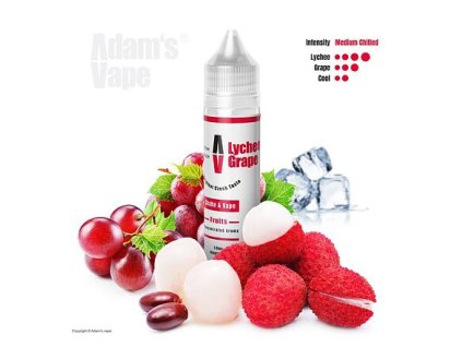 Příchuť Adams Vape S&V: Lychee Grape (Liči a hroznové víno na ledu) 10ml