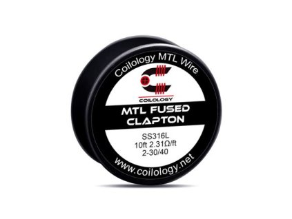 Odporový drát Coilology MTL Series - Fused Clapton SS316L (3m)