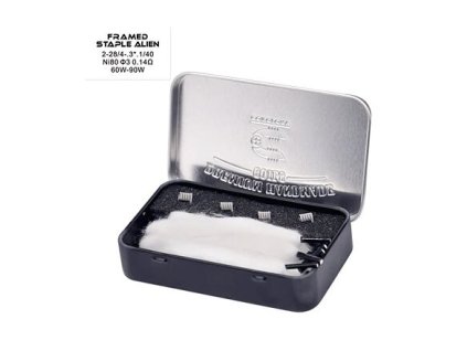 Předmotané spirálky Coilology Handcrafted Sandvik Fralien Ni80 (4ks) typ drátu 2-28/4-.1*.3/40