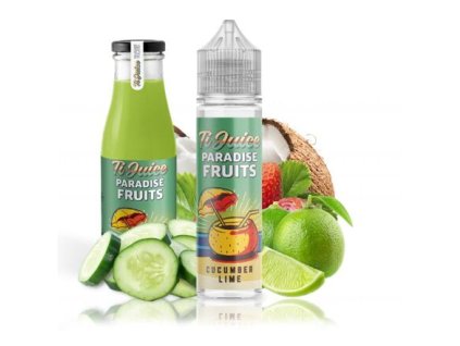 Příchuť TI JUICE Paradise Fruits S&V: Cucumber Lime (Okurka s limetkou) objem 10ml