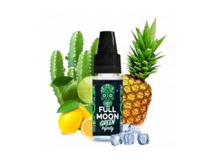 Příchuť Full Moon: Fullmoon Green Infinity (Ledový ananas s limetkou, zázvorem a kaktusem) objem 10ml