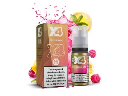 X4 Bar Juice Pink Lemonade