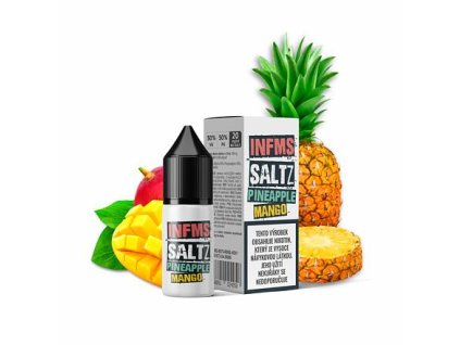 Infamous Saltz Pineapple Mango (Ananas a mango) 10ml intenzita nikotinu 20mg