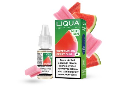 Liquid LIQUA Watermelon Berry Gum 10ml (Melounová žvýkačka s lesními plody)