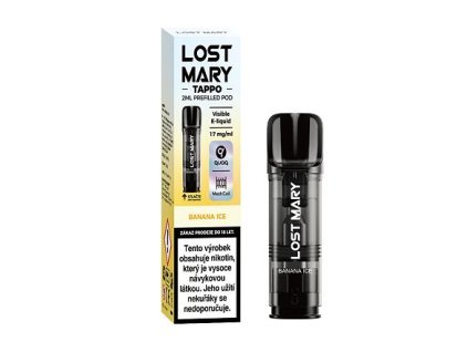 Lost Mary TAPPO předplněná kapsle (Banana Ice) 1ks intenzita nikotinu 17mg