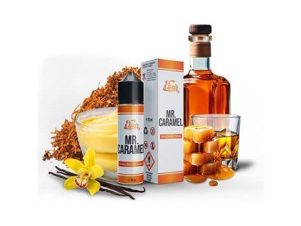 196162 prichut infamous elixir s v mr caramel sladky tabak s karamelem a bourbonem objem 10ml