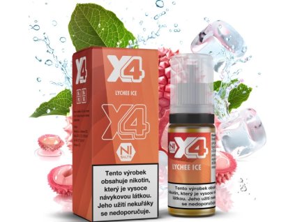 Liquid X4 Bar Juice - Chladivé liči (Lychee Ice) 10ml