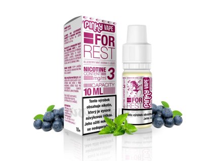 E-liquid Pinky Vape For Rest (Borůvka & máta) 10ml