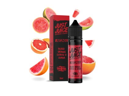 Příchuť Just Juice S&V: Blood Orange, Citrus & Guava (Červený pomeranč, citron a guava) objem 10ml kolek Q (Objem 10ml)