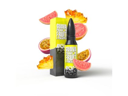 Příchuť Riot Squad PUNX S&V: Guava, marakuja a ananas objem 10ml (Objem 10ml)