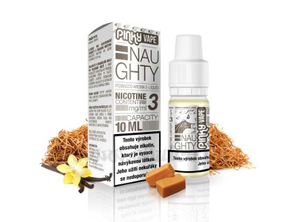 Pinky Vape Naughty (RY4 tabák) 10ml intenzita nikotinu 3mg kolek Q