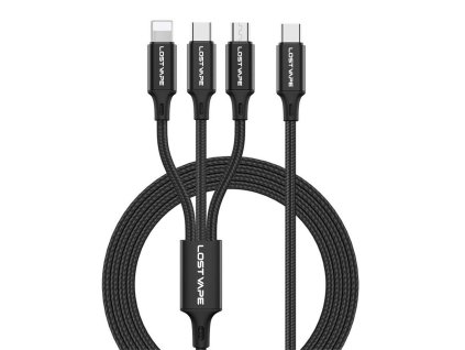 Dobíjecí kabel 3v1 Lost Vape (Černý)