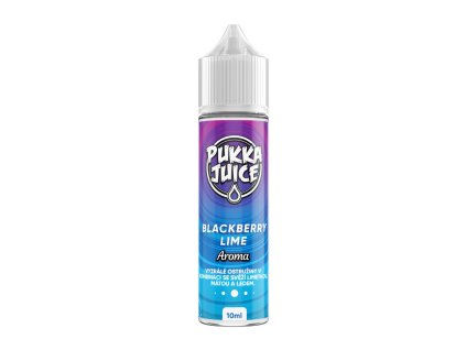 Příchuť Pukka Juice S&V: Blackberry Lime (Chladivá ostružina s citrusy) objem 10ml