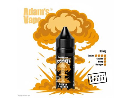 Příchuť Adam's Vape Boom S&V: Golden Custard (Dezertní custard) objem 5,0ml