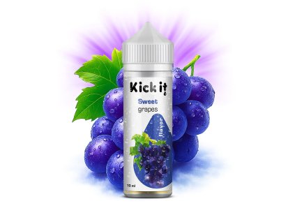 Příchuť KickIt S&V: Sweet Grapes (Hroznové víno) objem 10ml