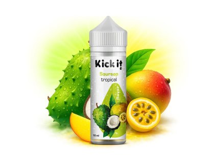 Příchuť KickIt S&V: Soursop Tropical (Graviola a tropické ovoce) objem 10ml