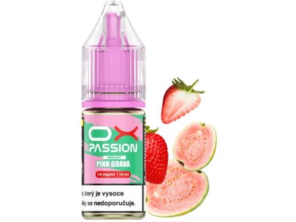 Liquid OXVA OX PASSION Salts Pink Guava 10ml (Obsah nikotinu 10mg)