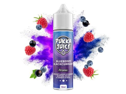 Příchuť Pukka Juice S&V: Blueberry Blackcurrant (Borůvka a černý rybíz) objem 10m