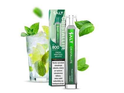 Salt Cristallite Disposable Pod Kit (Fresh Menthol Mojito) intenzita nikotinu 20mg
