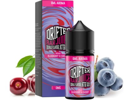Příchuť Drifter Bar Juice S&V 6ml Blueberry Cherry