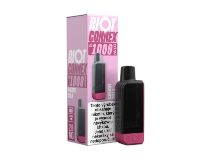 RIOT Connex 1000 předplněná kapsle (Cherry Cola) 1ks (Intenzita nikotinu 20mg)