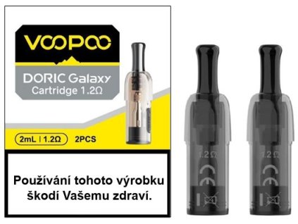 VOOPOO DORIC Galaxy cartridge 2ml 2Pack (Odpor 1,2ohm)