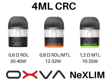 oxva nexlim crc 4ml cartridge