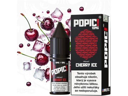 Liquid POPIC! Salt Cherry Ice 10ml (Obsah nikotinu 10 mg)