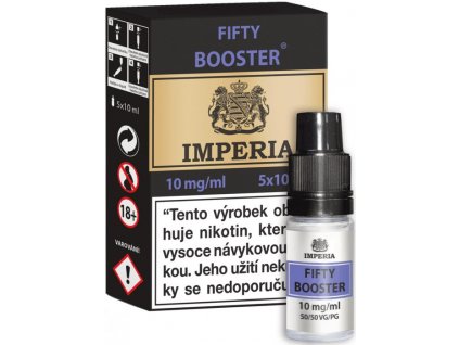 fifty booster cz imperia 5x10ml pg50 vg50 10mg
