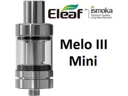 Eleaf Melo 3 Mini clearomizer Stříbrná