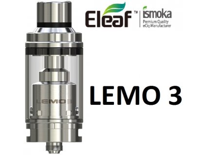 Eleaf Lemo 3 clearomizer Full Kit Stříbrná