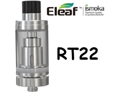 Eleaf Melo RT 22 clearomizer Stříbrná