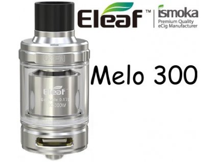 Eleaf Melo 300 clearomizer 3,5ml Stříbrná
