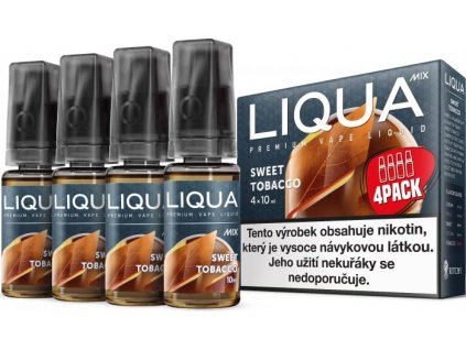 Liquid LIQUA MIX 4 Pack Sweet Tobacco 10ml-12mg