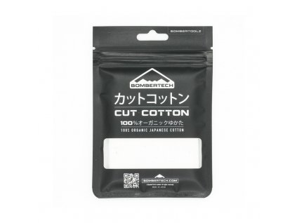 Přírodní japonská vata Bombertech Cotton 9x7cm (2ks)