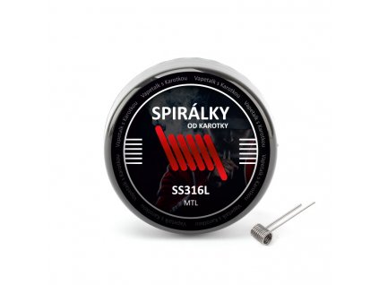 Spirálky od Karotky - MTL SS316L 1,0ohm (10ks)