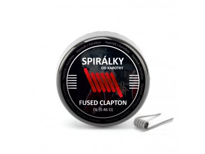 Spirálky od Karotky - DL Fused Clapton 0,46ohm (10ks)