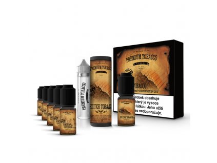 E-liquid DIY sada Premium Tobacco 6x10ml / 3mg: Deluxe Tobacco