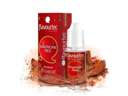 E-liquid Flavourtec 10ml / 0mg: American Red (Americký tabák)