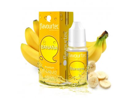 E-liquid Flavourtec 10ml / 0mg: Banán (Banana)