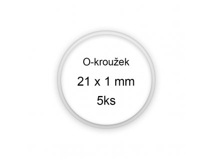 Sada O-kroužků / těsnění 21x1 mm (5ks)