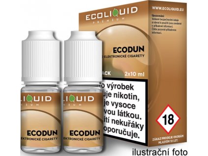 Liquid Ecoliquid Premium 2Pack ECODUN 2x10ml - (Tabák)