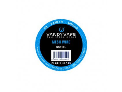 Mesh 400 SS316 - Vandy Vape (1,5m)