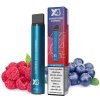 x4 bar boruvka a malina blueberry sour raspberry jednorazova e cigareta