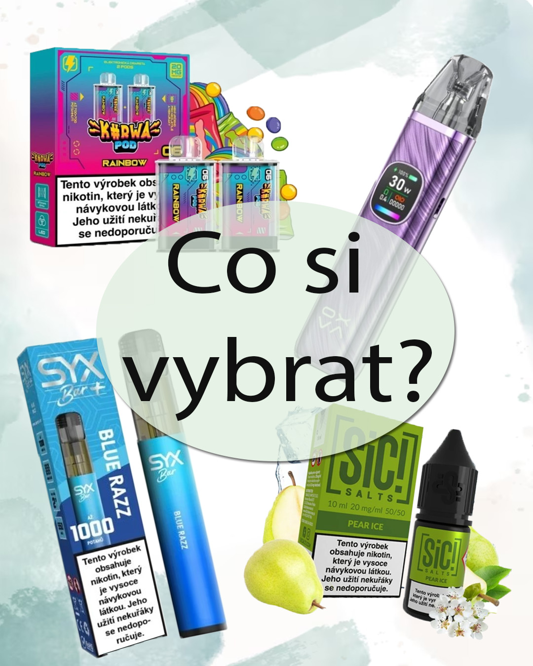 Jakou e-cigaretu si vybrat? Jednorázovky, pod systémy, elektronky a liquidy přehledně“