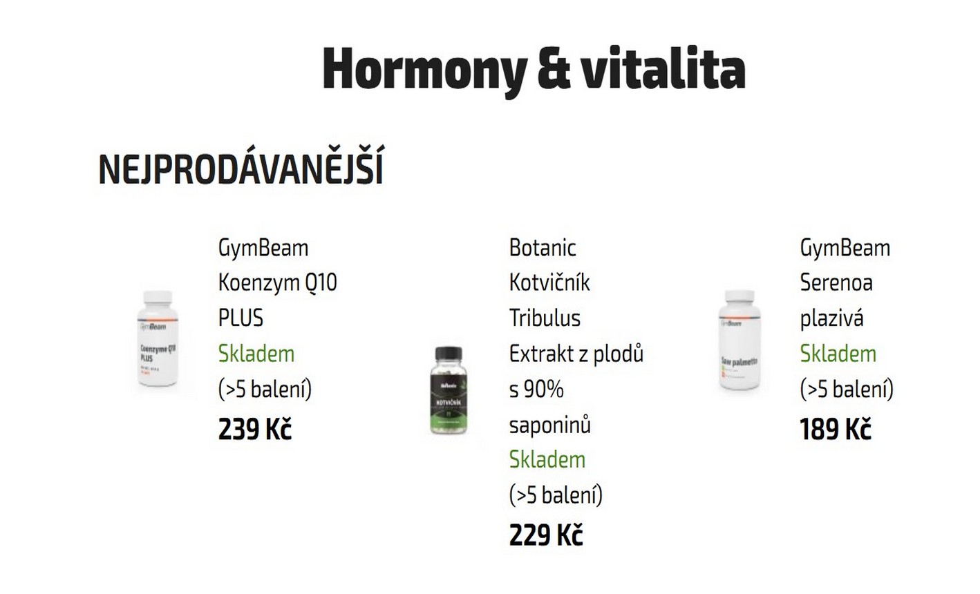 Hormony a Vitalita.