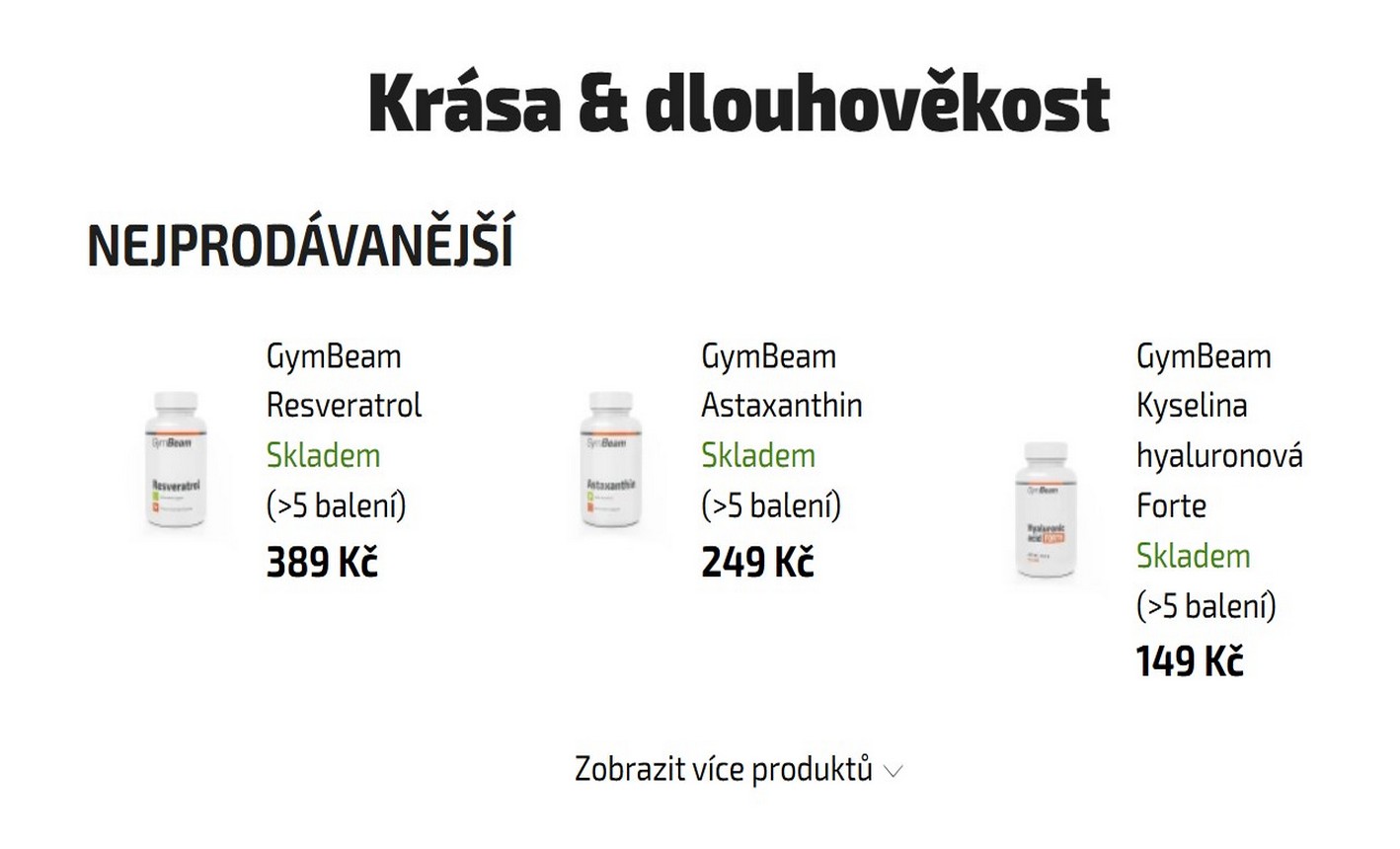 Krása a Dlouhověkost.