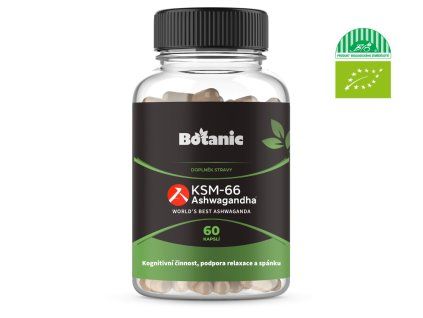 Botanic Ašvaganda KSM 66 BIO 1
