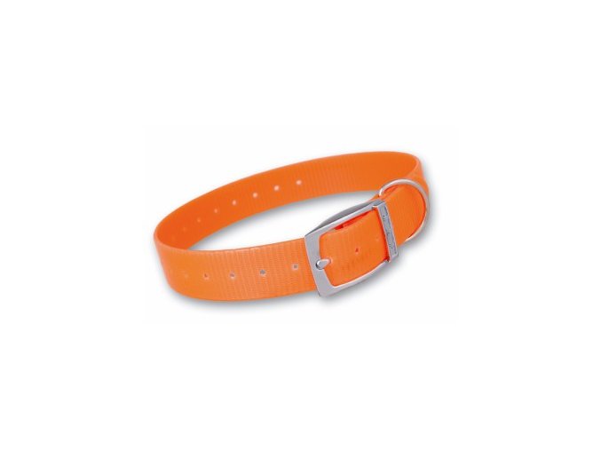 1027 plastovy obojek oranzovy bez oka