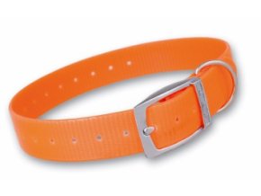 1027 plastovy obojek oranzovy bez oka